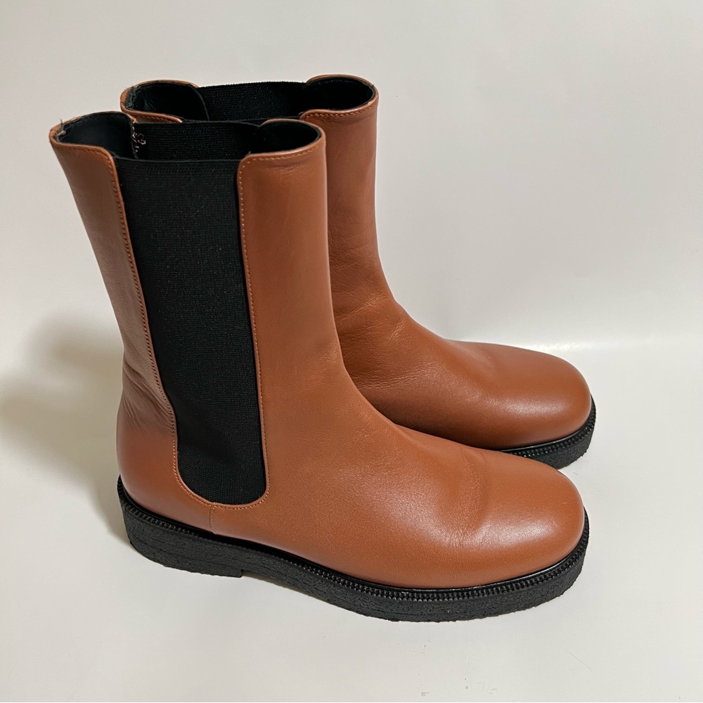 STAUD Brown Palomino Chelsea Boots Size 9